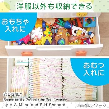 Amazon｜アイリスオーヤマ ディズニー チェスト 収納ボックス 棚